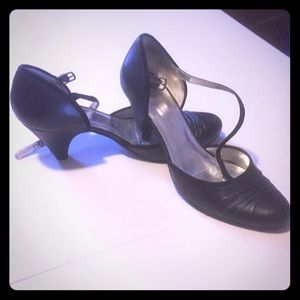 Black strappy Mary Jane’s